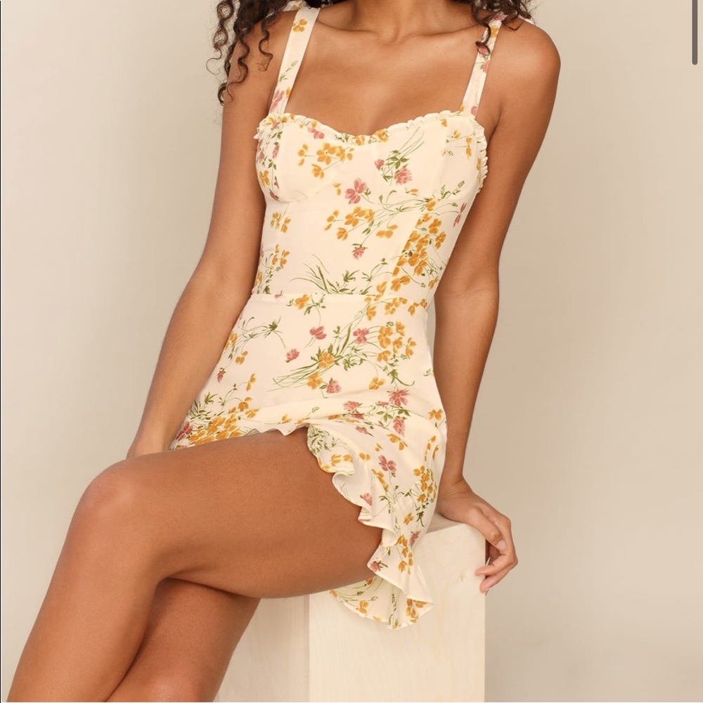 Reformation Christine Dress - Aries floral print